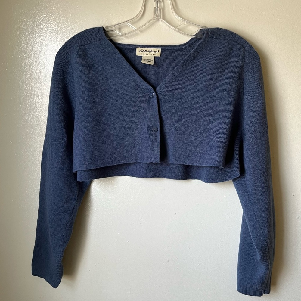 Vintage, Extreme Cropped Eddie Bauer Sweater
